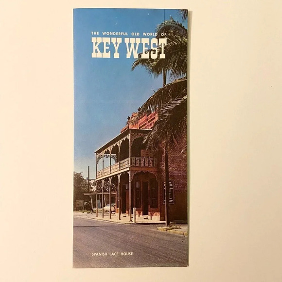 Vintage Old World of  Key West Spanish Lace House Brochure Pamphlet Souvenir - Picture 5 of 7